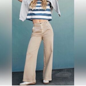 American Eagle Outfitters stretch high waisted khaki Trouser